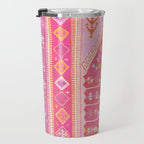 Persian Rug Shades of Pink Travel Mug Gallery Image 3
