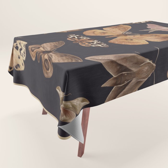 Night butterflies 2 Tablecloth Gallery Image 1