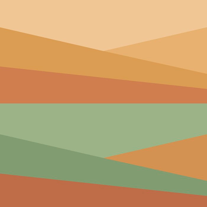 Geometric Triangles XII Earthy Rustic Coffee Mug Gallery Image 2