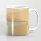 Geometric Triangles XII Earthy Rustic Coffee Mug Gallery Image 1