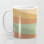 Geometric Triangles XII Earthy Rustic Coffee Mug Gallery Image 3