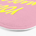 YOU ARE MADE OF MAGIC - typography Bath Mat Gallery Image 3