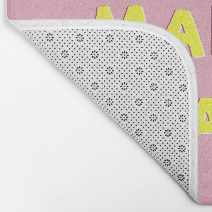 YOU ARE MADE OF MAGIC - typography Bath Mat Gallery Image 2