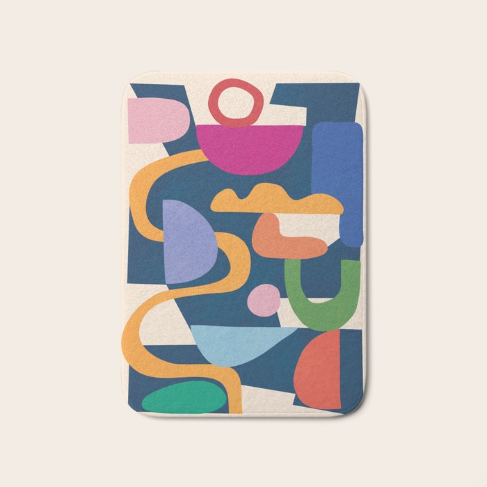 Modern Abstract Art 42 Bath Mat Gallery Image 1