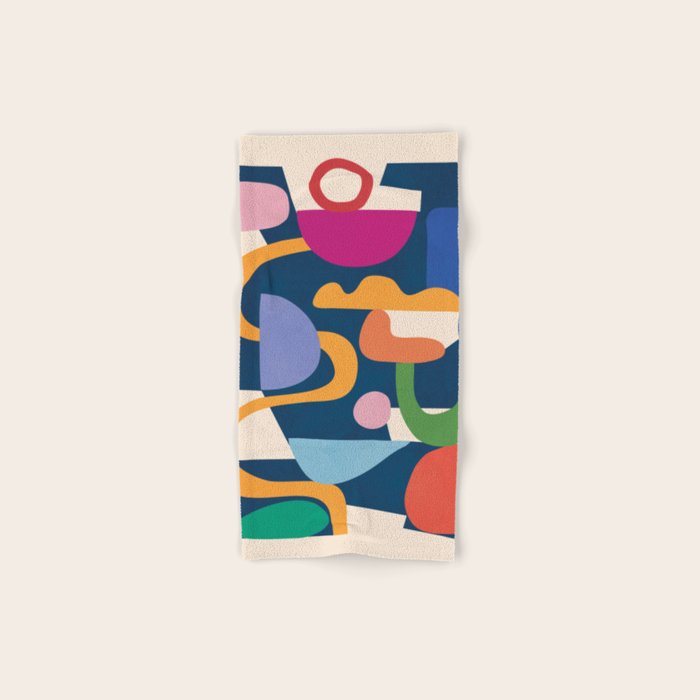 Modern Abstract Art 42 Bath Towel Gallery Image 1