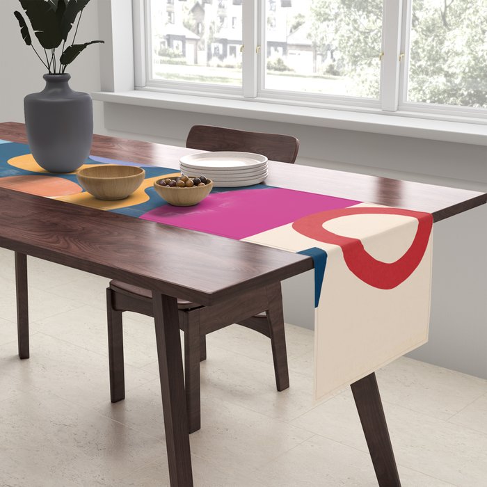 Modern Abstract Art 42 Table Runner Gallery Image 2