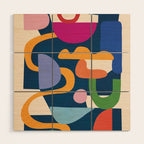 Modern Abstract Art 42 Wood Wall Art Gallery Image 1