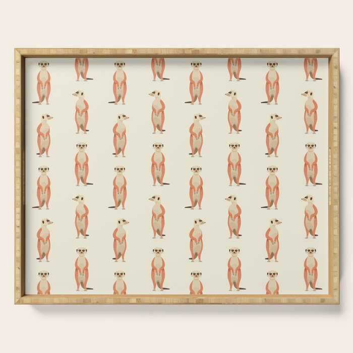 Whimsical Meerkats Serving Tray Gallery Image 1