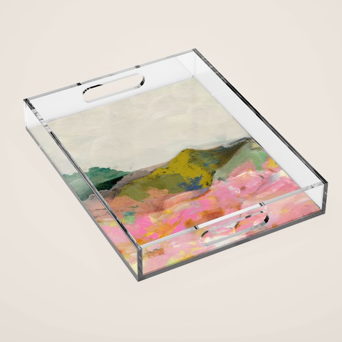summer landscape Acrylic Tray Gallery Image 1