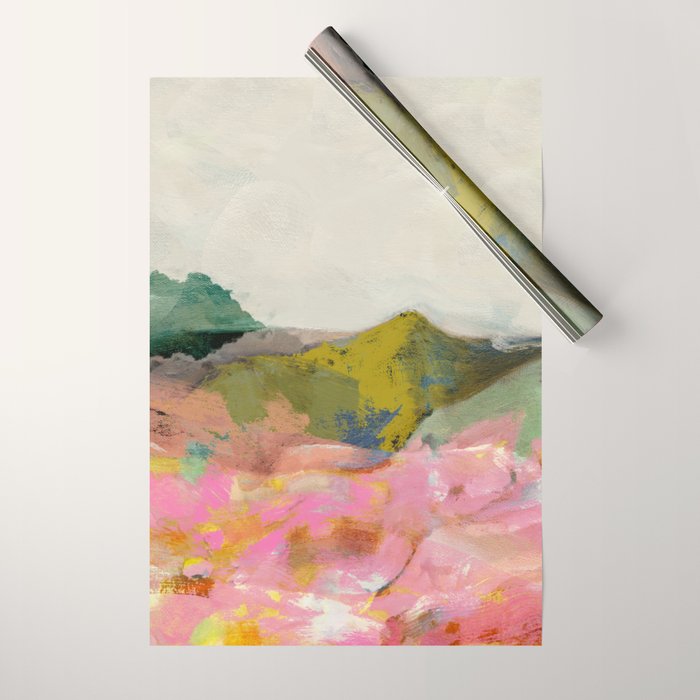 summer landscape Wrapping Paper Gallery Image 1
