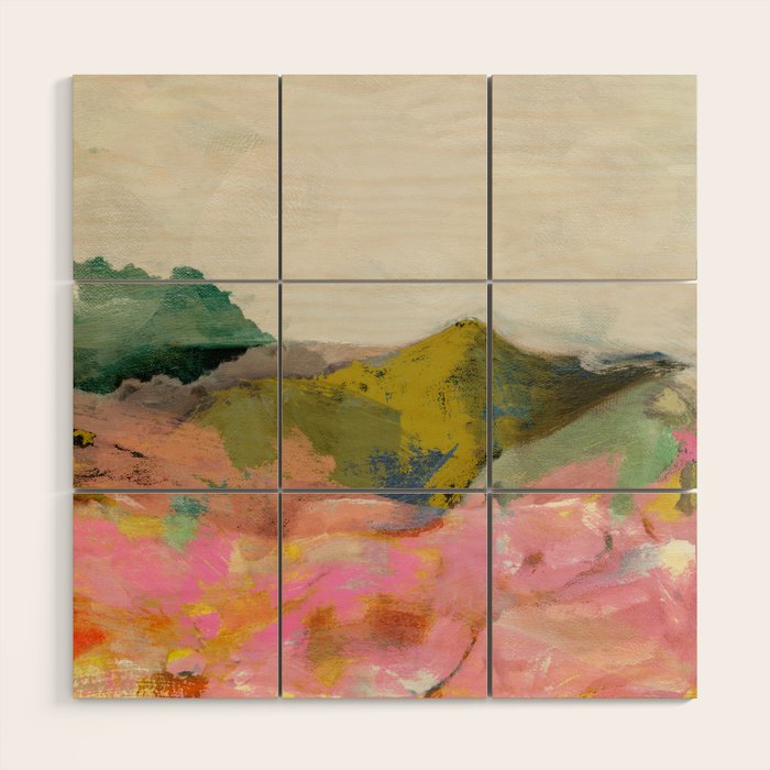 summer landscape Wood Wall Art Gallery Image 1