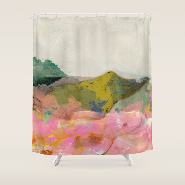 summer landscape Shower Curtain Gallery Image 1