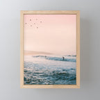Sunset Surf Mini Art Print Gallery Image 1