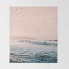 Sunset Surf Throw Blanket Gallery Image 2