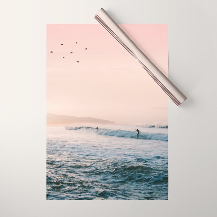 Sunset Surf Wrapping Paper Gallery Image 1
