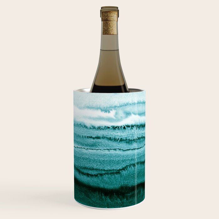 WITHIN THE TIDES - OCEAN TEAL Wine Chiller Gallery Image 1