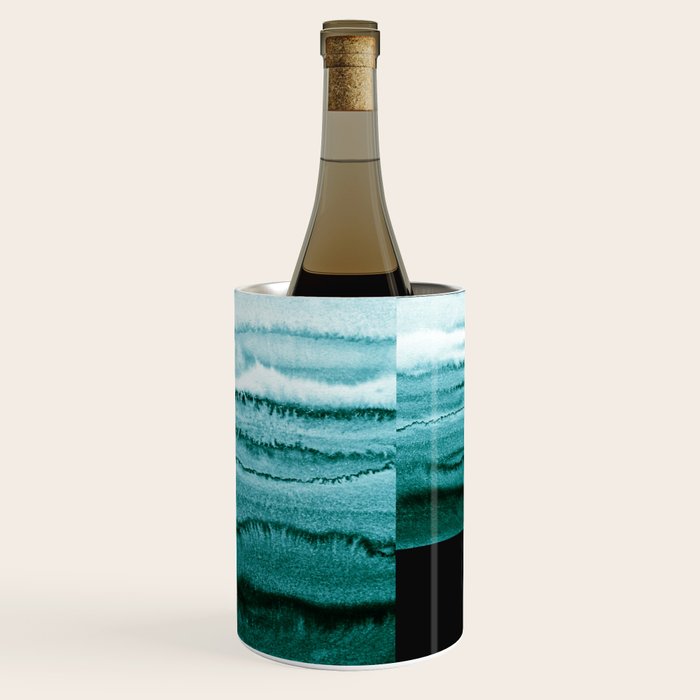 WITHIN THE TIDES - OCEAN TEAL Wine Chiller Gallery Image 3