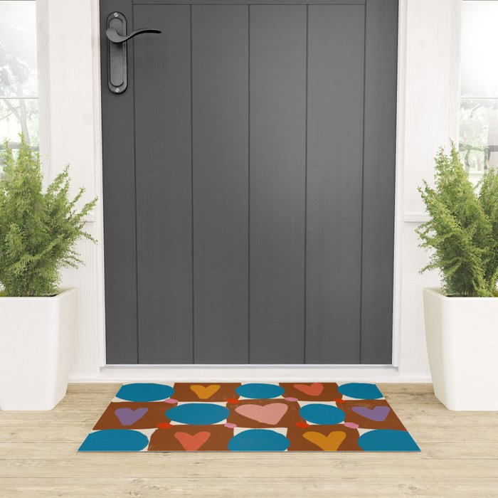 Hearts and Dots Welcome Mat Gallery Image 3