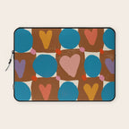 Hearts and Dots Laptop Sleeve Gallery Image 1
