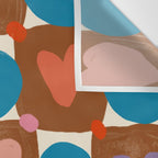 Hearts and Dots Wall Tapestry Gallery Image 3