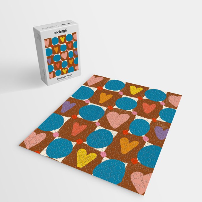 Hearts and Dots Jigsaw Puzzle Gallery Image 2