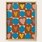 Hearts and Dots Serving Tray Gallery Image 1