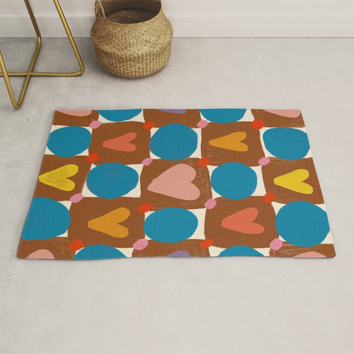 Hearts and Dots Rug Gallery Image 1