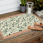 Romantic Botanica Autumn Bloom Outdoor Rug Gallery Image 2