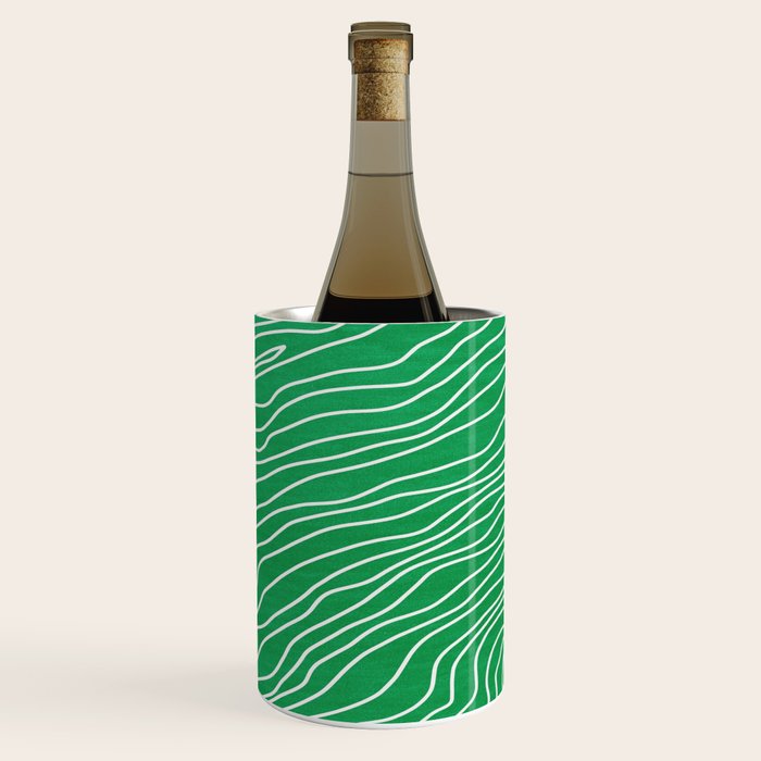 Strokes 04: Rain Forest Green Edition Wine Chiller Gallery Image 1
