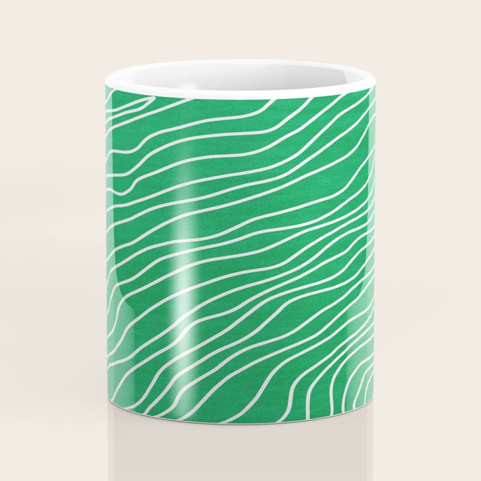 Strokes 04: Rain Forest Green Edition Coffee Mug Gallery Image 4