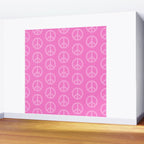 Peace Symbols - Pink Wall Mural Gallery Image 2