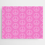 Peace Symbols - Pink Jigsaw Puzzle Gallery Image 1