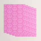Peace Symbols - Pink Wrapping Paper Gallery Image 3