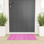 Peace Symbols - Pink Welcome Mat Gallery Image 3