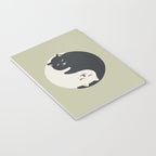 Hidden cat 26 yin yang hug Notebook Gallery Image 3