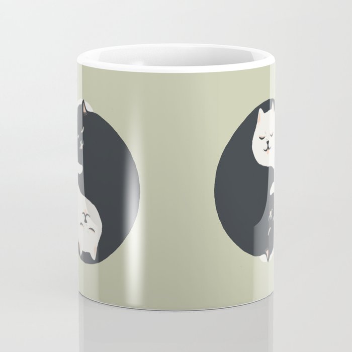 Hidden cat 26 yin yang hug Coffee Mug Gallery Image 4