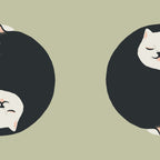 Hidden cat 26 yin yang hug Coffee Mug Gallery Image 2
