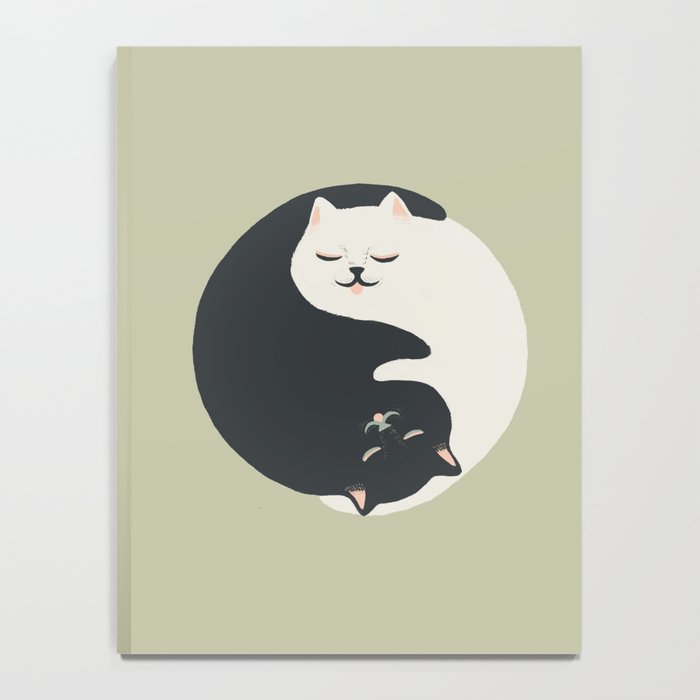 Hidden cat 26 yin yang hug Notebook Gallery Image 4