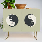 Hidden cat 26 yin yang hug Credenza Gallery Image 1