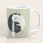 Hidden cat 26 yin yang hug Coffee Mug Gallery Image 1