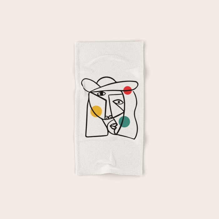 The Dream II | Pablo Picasso - Le Reve Bath Towel Gallery Image 1
