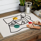 The Dream II | Pablo Picasso - Le Reve Outdoor Rug Gallery Image 2
