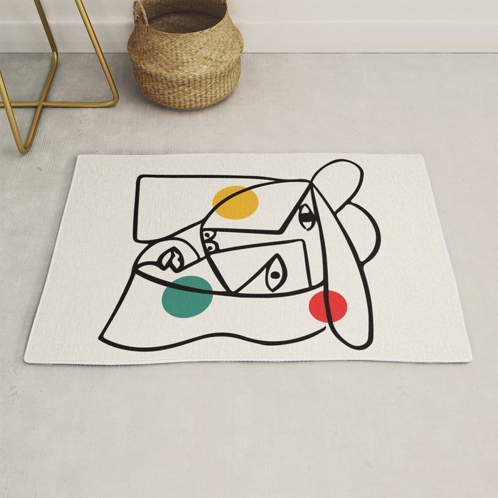 The Dream II | Pablo Picasso - Le Reve Rug Gallery Image 1