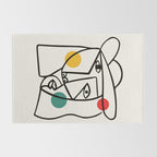 The Dream II | Pablo Picasso - Le Reve Rug Gallery Image 2