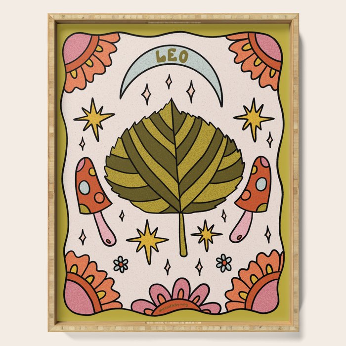 Leo Leaf Serving Tray Gallery Image 1