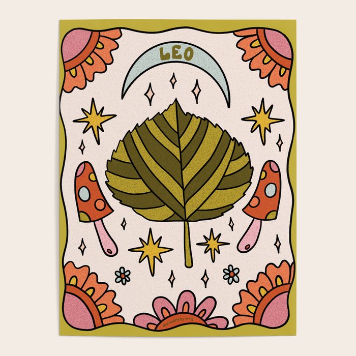 Leo Leaf Poster Gallery Image 4