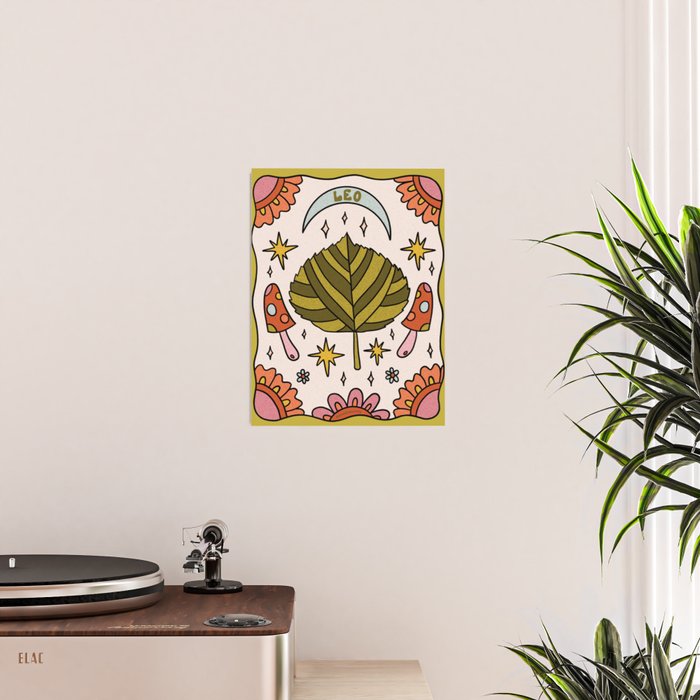 Leo Leaf Poster Gallery Image 2