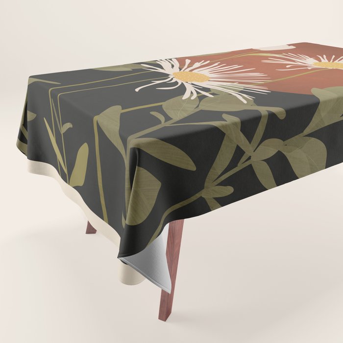 Abstract Florals 4 Tablecloth Gallery Image 1