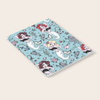 Molly Mermaid vintage pinup inspired nautical tattoo Notebook Gallery Image 2