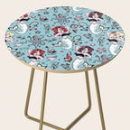 Molly Mermaid vintage pinup inspired nautical tattoo Side Table Gallery Image 2
